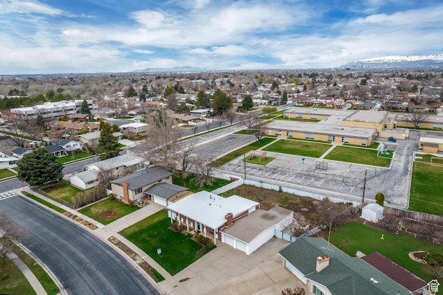 1055 E Chevy Chase Dr S, Murray, UT 84117 - birds eye view of property with a mountain view and a residential view