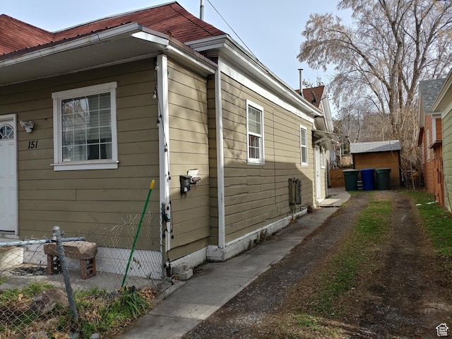 151 S Windsor St E, Salt Lake City, UT 84102 - view of home's exterior with fence