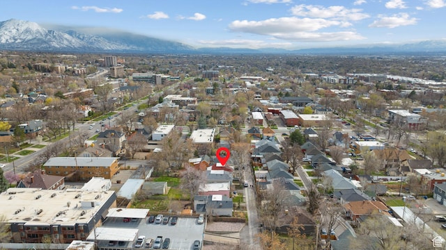 151 S Windsor St E, Salt Lake City, UT 84102 - birds eye view of property with a mountain view