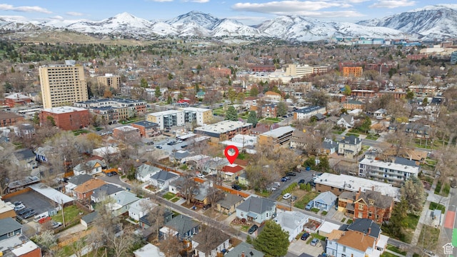 151 S Windsor St E, Salt Lake City, UT 84102 - bird's eye view with a mountain view