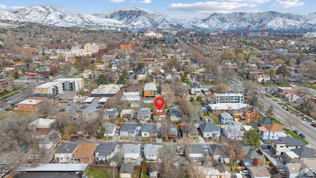 151 S Windsor St E, Salt Lake City, UT 84102 - drone / aerial view with a residential view and a mountain view