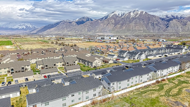 2527 W 500 S Unit 1, Springville, UT 84663 - bird's eye view with a mountain view and a residential view