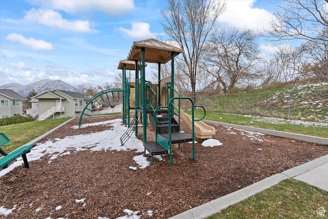 1192 E 440 N, Spanish Fork, UT 84660 - community jungle gym featuring a mountain view