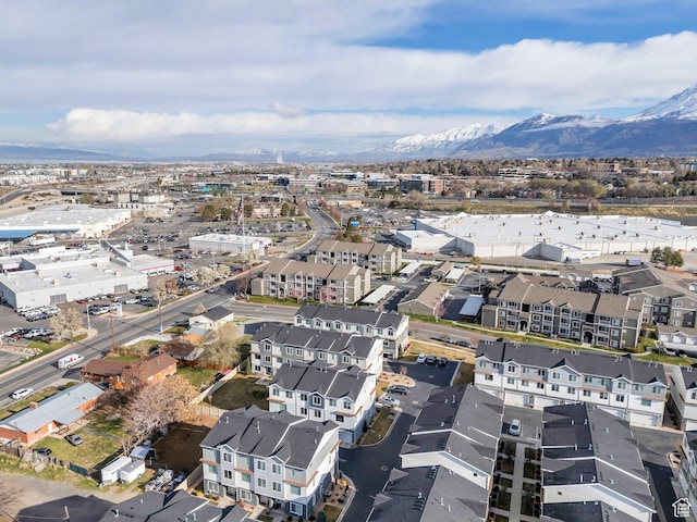 view of property location with a mountainous background