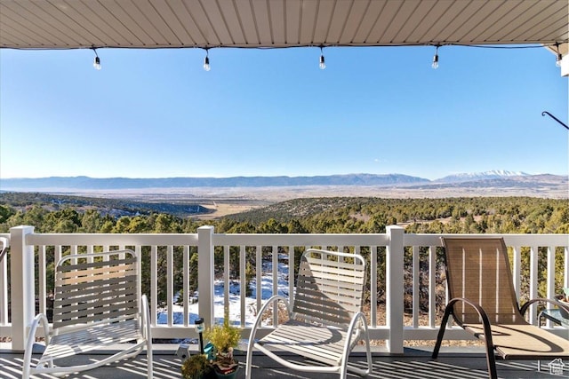 14440 N 11740 E, Mount Pleasant, UT 84647 - balcony with a mountain view