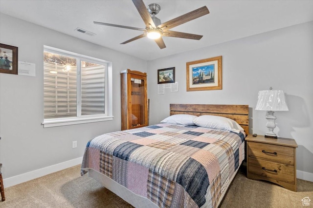 14440 N 11740 E, Mount Pleasant, UT 84647 - carpeted bedroom featuring baseboards and ceiling fan