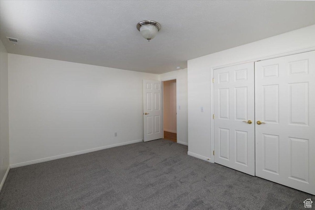 839 E 4315 S, Murray, UT 84107 - unfurnished bedroom featuring baseboards, visible vents, a closet, and carpet