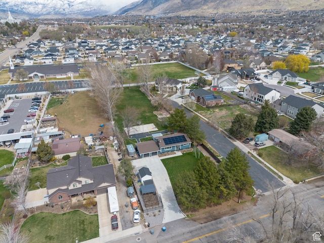 1155 E 300 N, American Fork, UT 84003 - birds eye view of property featuring a residential view and a mountain view