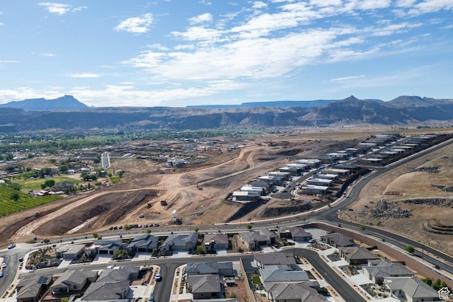 1867 W Grapevine, Hurricane, UT 84737 - aerial view of residential area featuring a mountainous background