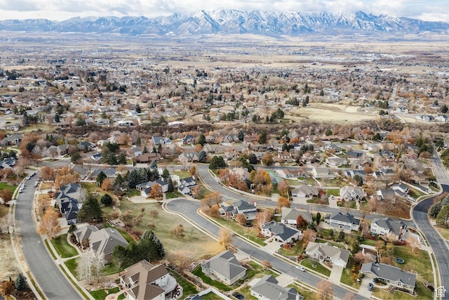 240 Bugle Way, Providence, UT 84332 - birds eye view of property with a residential view and a mountain view