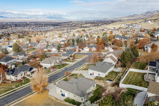 240 Bugle Way, Providence, UT 84332 - birds eye view of property with a residential view and a mountain view
