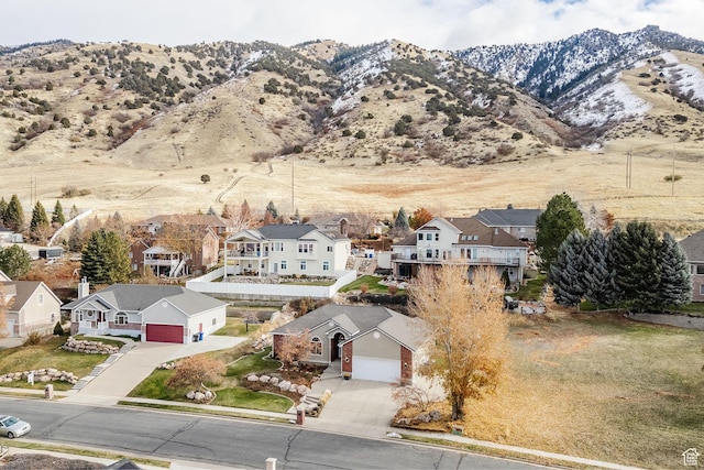 240 Bugle Way, Providence, UT 84332 - drone / aerial view featuring a residential view and a mountain view