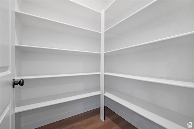 view of pantry