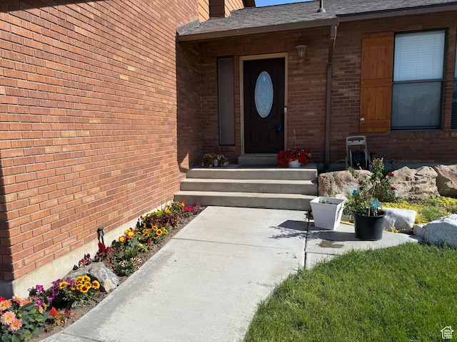 120 E Deseret Cir, Grantsville, UT 84029 - view of exterior entry featuring brick siding