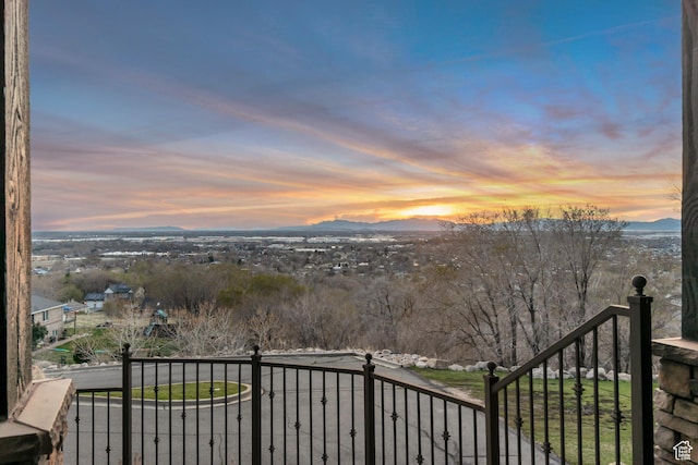 692 N Harrison Blvd, Ogden, UT 84404 - balcony featuring a mountain view