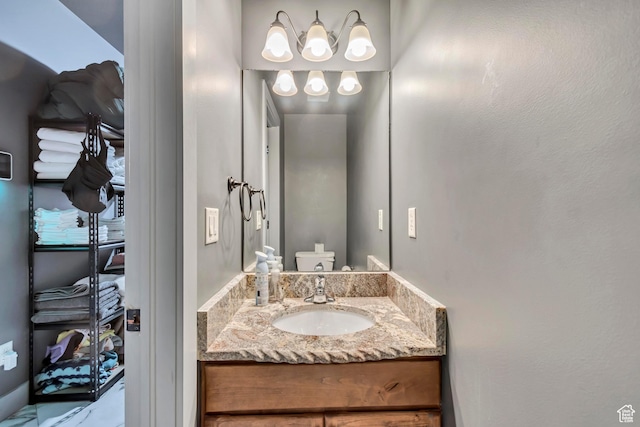 692 N Harrison Blvd, Ogden, UT 84404 - bathroom with vanity and toilet