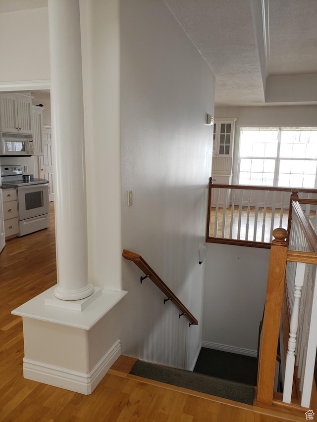 28848 N 11170 E, Milburn, UT 84629 - stairway featuring wood finished floors