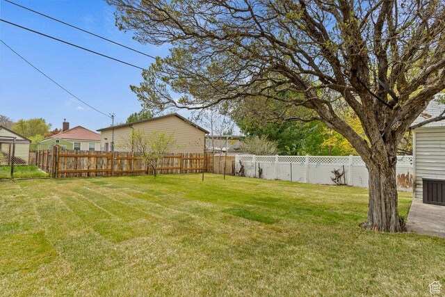 1335 Swan St, Ogden, UT 84401 - view of yard featuring a fenced backyard