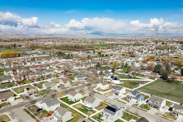 802 W 1060 S, Logan, UT 84321 - birds eye view of property featuring a residential view and a mountain view
