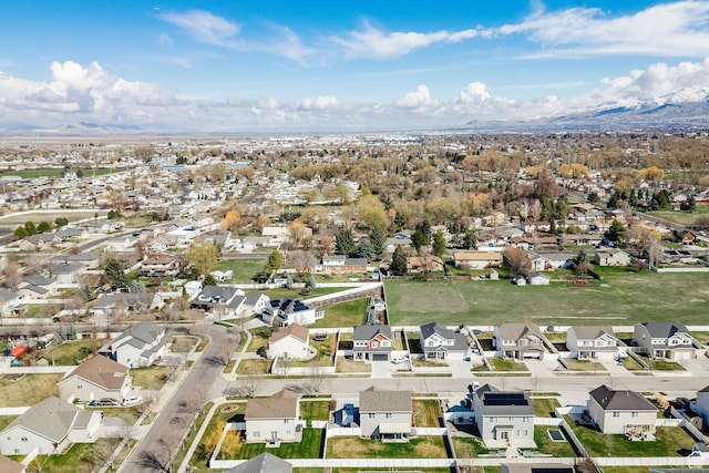 802 W 1060 S, Logan, UT 84321 - aerial view with a residential view and a mountain view
