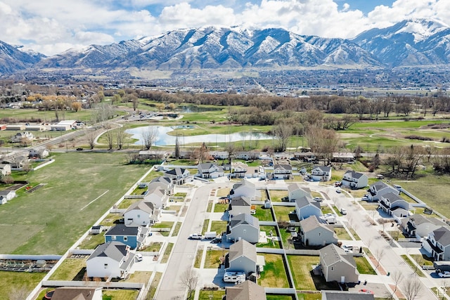 802 W 1060 S, Logan, UT 84321 - aerial view featuring a residential view and a water and mountain view