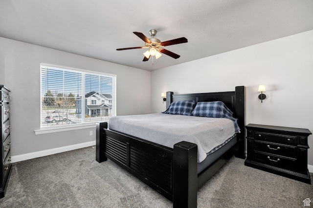 802 W 1060 S, Logan, UT 84321 - bedroom featuring a ceiling fan, carpet, and baseboards