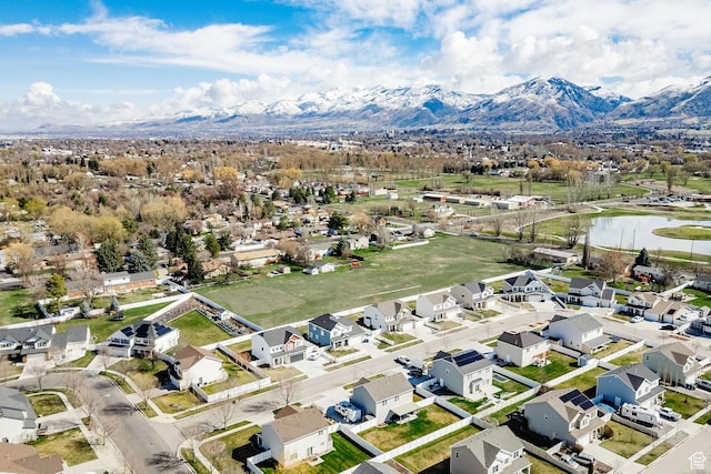 802 W 1060 S, Logan, UT 84321 - aerial view with a residential view and a water and mountain view