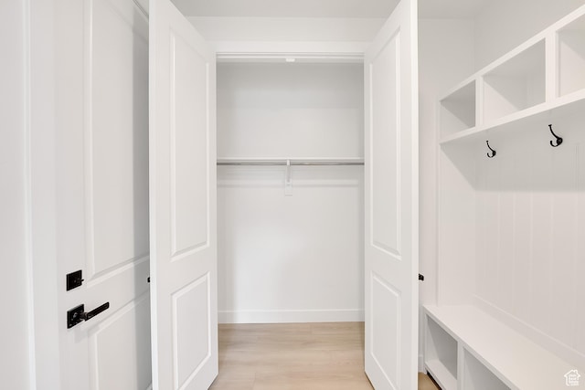 6161 W Teton Ranch Dr Unit 342, Herriman, UT 84096 - mudroom with light wood-style flooring and baseboards