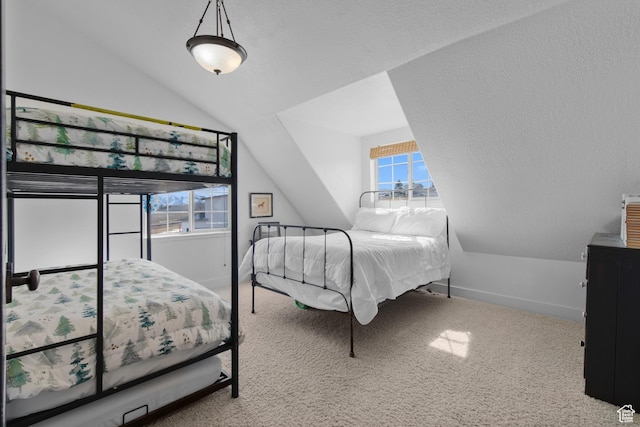 2599 S Foxridge Rd, Garden City, UT 84028 - carpeted bedroom with baseboards and lofted ceiling