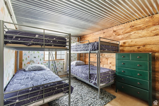 2599 S Foxridge Rd, Garden City, UT 84028 - bedroom featuring rustic walls