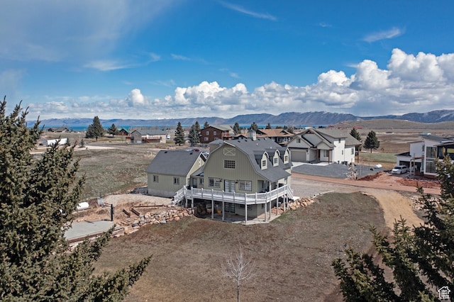 2599 S Foxridge Rd, Garden City, UT 84028 - bird's eye view with a residential view and a mountain view