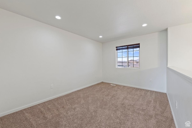 49 W Paper Bark St, Vineyard, UT 84059 - carpeted spare room with recessed lighting and baseboards