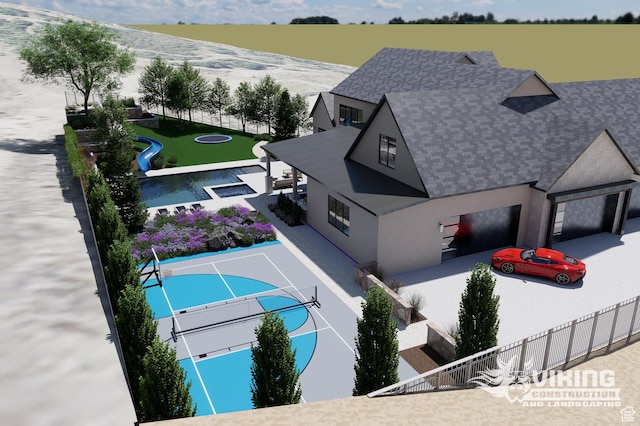 13042 N Prospector Way, Alpine, UT 84004 - view from above of property with a pool