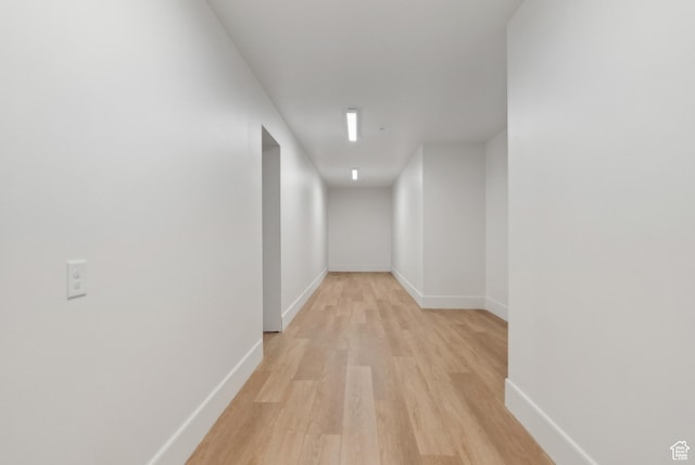 13042 N Prospector Way, Alpine, UT 84004 - hallway with light wood-style flooring and baseboards