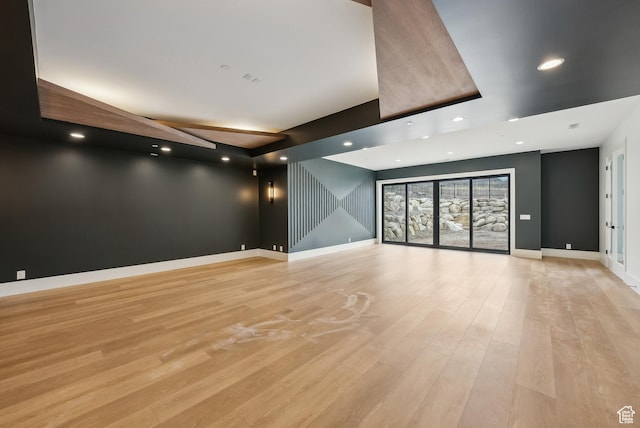 13042 N Prospector Way, Alpine, UT 84004 - empty room featuring recessed lighting, light wood-type flooring, and baseboards