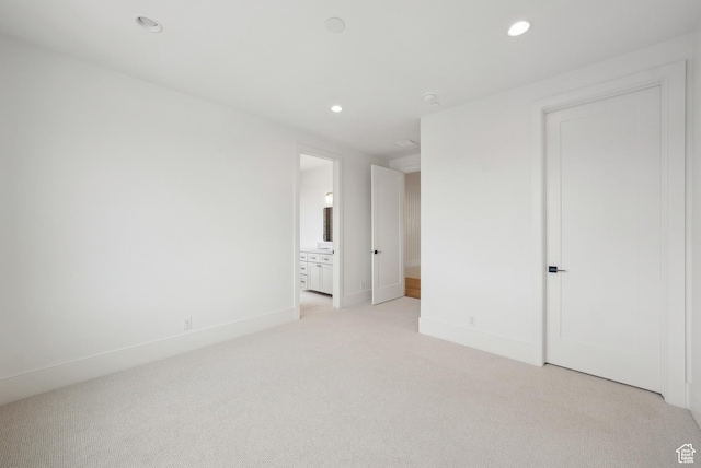 13042 N Prospector Way, Alpine, UT 84004 - unfurnished room featuring light carpet, recessed lighting, and baseboards