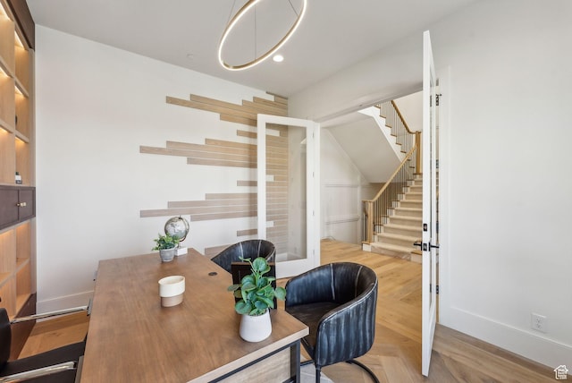13042 N Prospector Way, Alpine, UT 84004 - office space featuring baseboards and wood finished floors