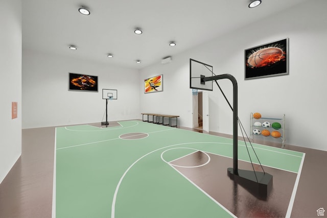 13042 N Prospector Way, Alpine, UT 84004 - view of basketball court with basketball court