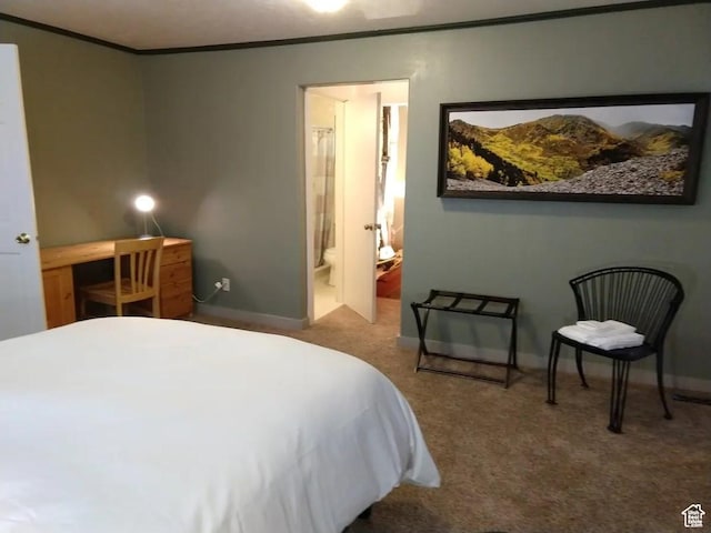 8 S 400 W, Blanding, UT 84511 - bedroom with baseboards, visible vents, carpet floors, and ornamental molding
