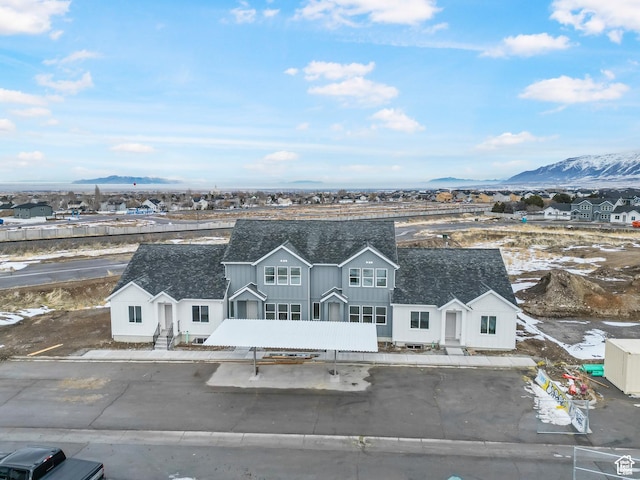 241 W 1160 N Unit 17, Tooele, UT 84074 - view of front of property with a mountain view and roof with shingles