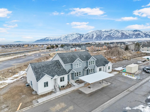 241 W 1160 N Unit 17, Tooele, UT 84074 - birds eye view of property with a mountain view and a residential view