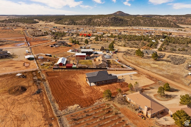 1522 N Zion Cir, Apple Valley, UT 84737 - birds eye view of property featuring a mountain view