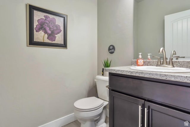 13907 S Birch Leaf W, Herriman, UT 84096 - bathroom with baseboards, toilet, and vanity