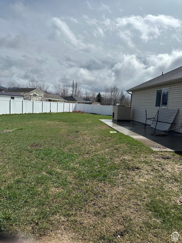 706 S 1690 W, Logan, UT 84321 - view of yard featuring a patio and fence