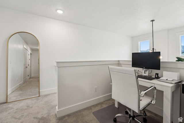 795 N Brook Ave, Tooele, UT 84074 - office area featuring light carpet and baseboards