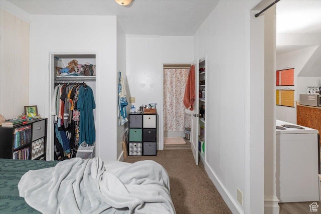 263 W Center St, Logan, UT 84321 - carpeted bedroom featuring a closet, connected bathroom, and baseboards