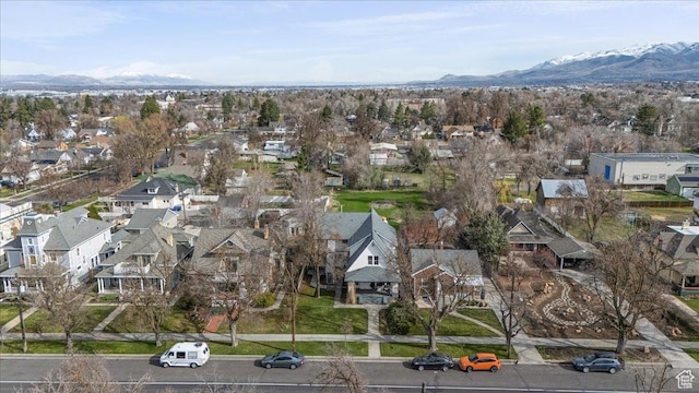 263 W Center St, Logan, UT 84321 - aerial view with a residential view and a mountain view