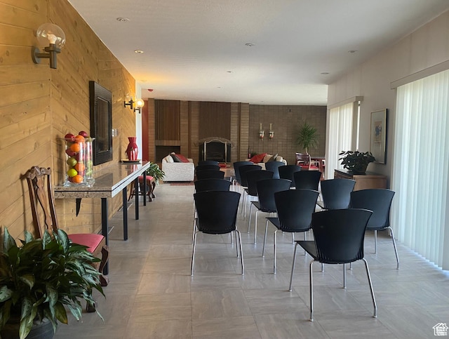 view of dining space