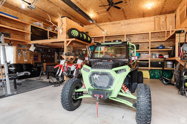 787 S 2nd W, Preston, ID 83263 - garage featuring a workshop area