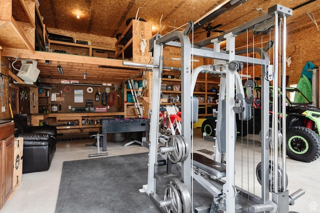 787 S 2nd W, Preston, ID 83263 - workout room featuring a workshop area